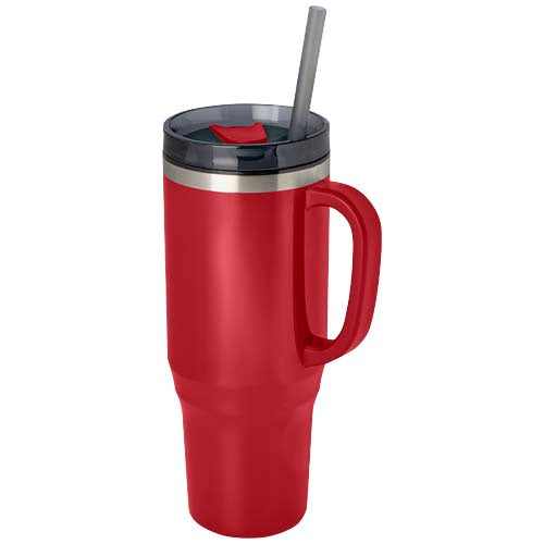 Melbourne 1200 ml RCS certified insulated tumbler with straw - 100801