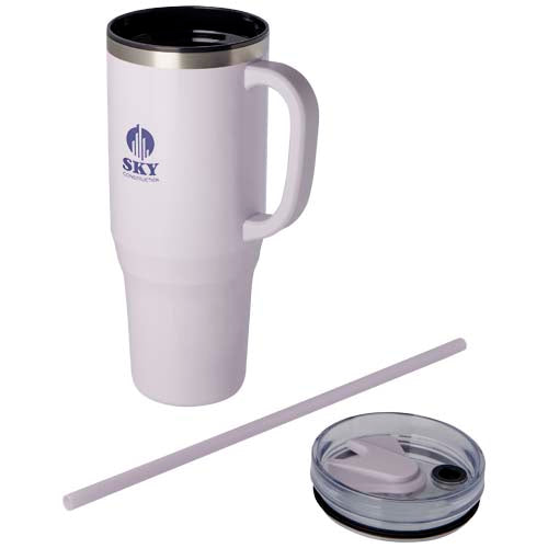 Melbourne 1200 ml RCS certified insulated tumbler with straw - 100801