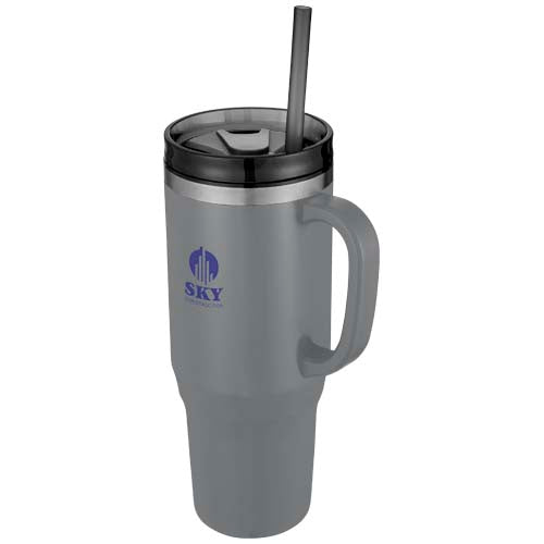 Melbourne 1200 ml RCS certified insulated tumbler with straw - 100801