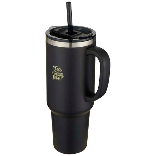 Sydney 1200 ml double wall RCS certified copper vacuum insulated tumbler with straw - 100802