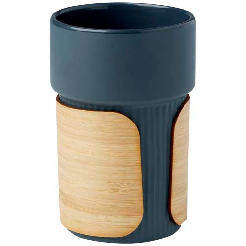 Fika 340 ml tumbler with bamboo sleeve - 100809