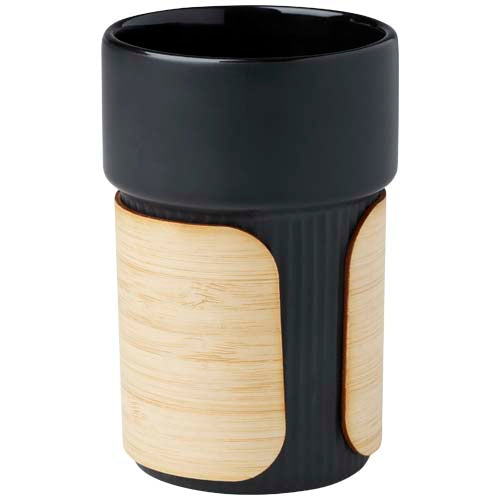 Fika 340 ml tumbler with bamboo sleeve - 100809