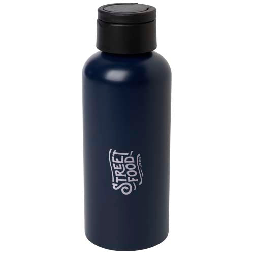 Trinity 600 ml RCS certified recycled aluminium water bottle with RPET lid - 100815