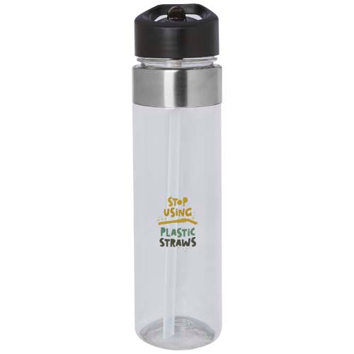 Dylan 650 ml Tritan water bottle with flip spout lid - 100824