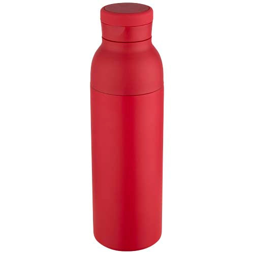 Illuminate 650 ml RCS recycled stainlesss steel double wall insulated water bottle - 100838