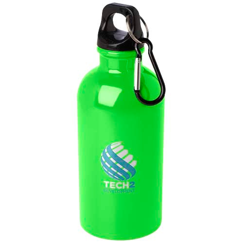 Oregon 400 ml RCS certified single wall stainless steel water bottle with carabiner - 100860
