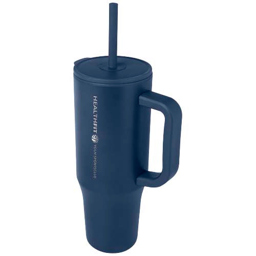 Brady 900 ml RCS certified insulated tumbler with silicone straw - 100867