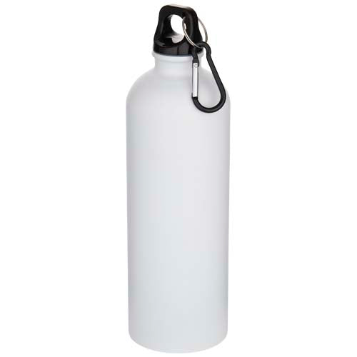 Oregon 750 ml matte RCS recycled single wall stainless steel water bottle with carabiner - 100872