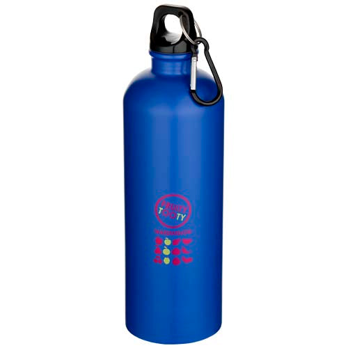 Oregon 750 ml matte RCS recycled single wall stainless steel water bottle with carabiner - 100872