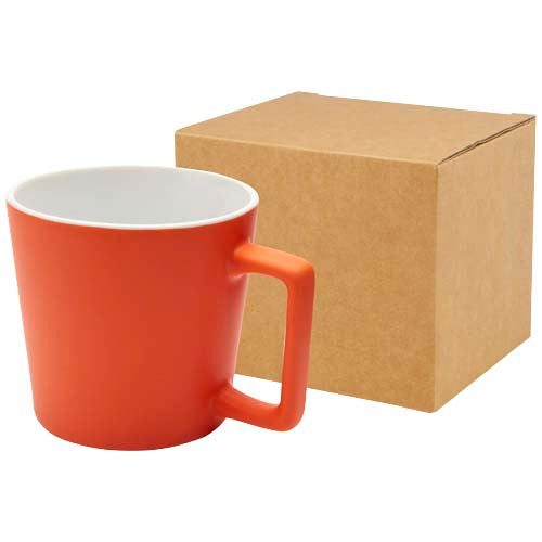 Cali 370 ml ceramic mug with matt finish - 100900