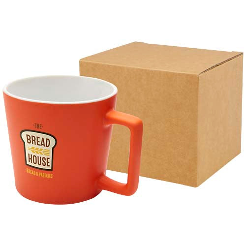 Cali 370 ml ceramic mug with matt finish - 100900