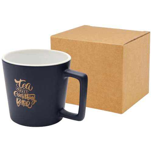 Cali 370 ml ceramic mug with matt finish - 100900