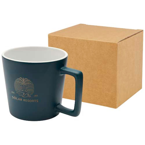 Cali 370 ml ceramic mug with matt finish - 100900