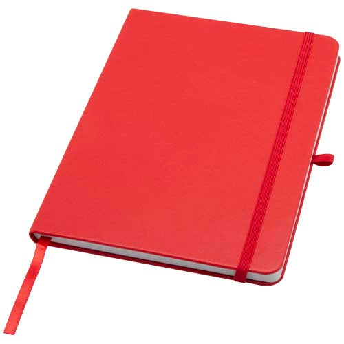 Teak A5 recycled hard cover notebook with lined pages - 106013