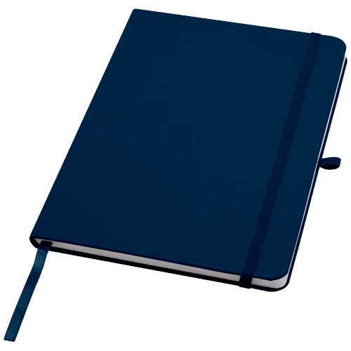 Teak A5 recycled hard cover notebook with lined pages - 106013