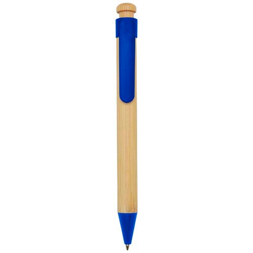 Rattan bamboo and recycled plastic ballpoint pen (black ink) - 106026