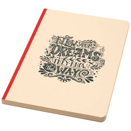 Liliana A5 sugarcane and RPET soft cover notebook - 106125