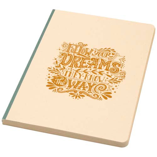 Liliana A5 sugarcane and RPET soft cover notebook - 106125
