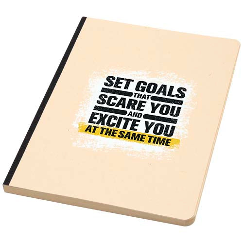Liliana A5 sugarcane and RPET soft cover notebook - 106125