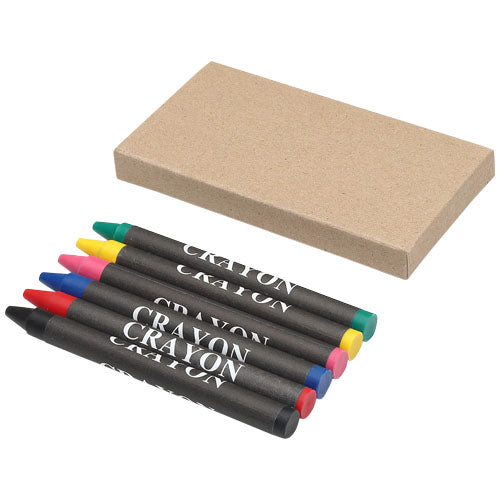 Ayo 6-piece coloured crayon set - 106171