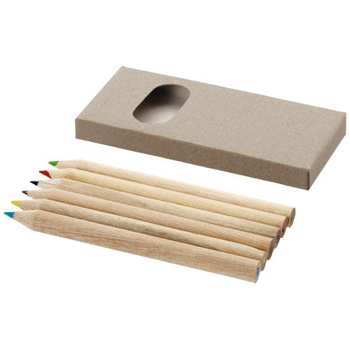 Ayola 6-piece coloured pencil set - 106219
