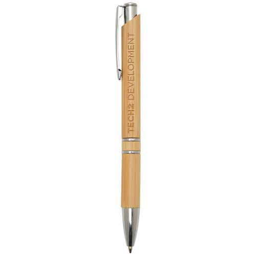 Wicker bamboo ballpoint pen (black ink) - 106253