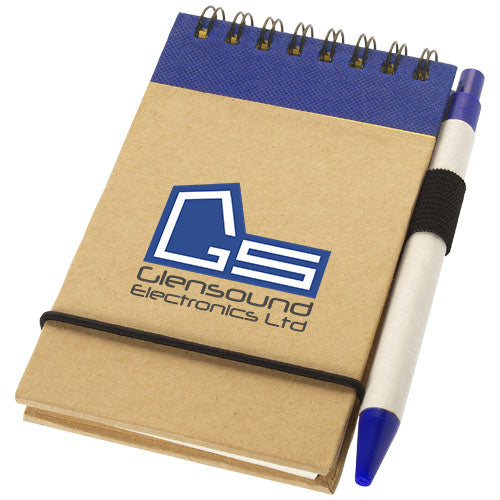 Zuse A7 recycled jotter notepad with pen - 106269