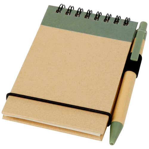 Zuse A7 recycled jotter notepad with pen - 106269