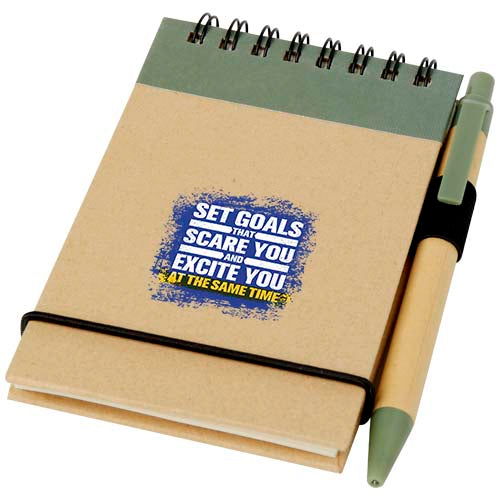 Zuse A7 recycled jotter notepad with pen - 106269