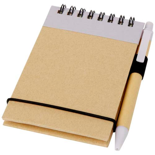 Zuse A7 recycled jotter notepad with pen - 106269