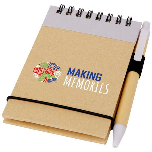 Zuse A7 recycled jotter notepad with pen - 106269