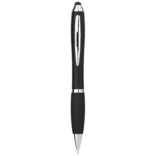 Nash coloured stylus ballpoint pen with black grip - 106392