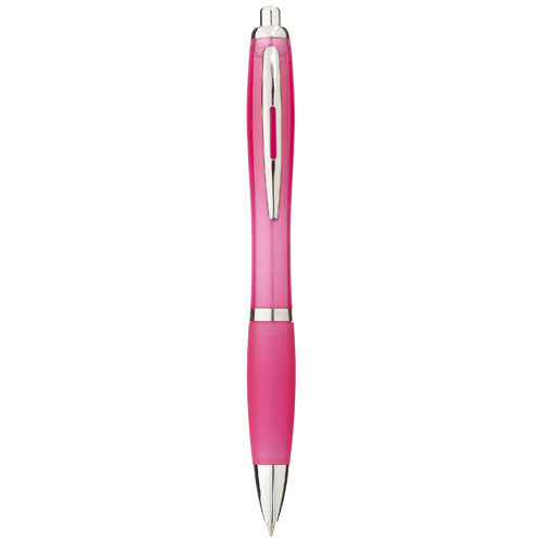 Nash ballpoint pen with coloured barrel and grip - 106399