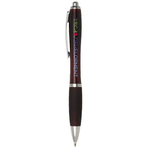 Nash ballpoint pen with coloured barrel and grip - 106399