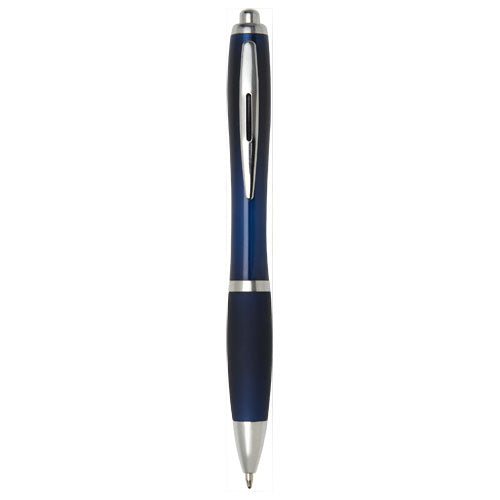 Nash ballpoint pen with coloured barrel and grip - 106399