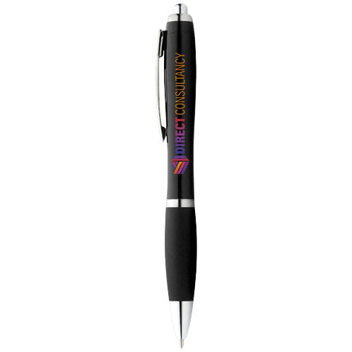 Nash ballpoint pen with coloured barrel and grip (black ink) - 106399