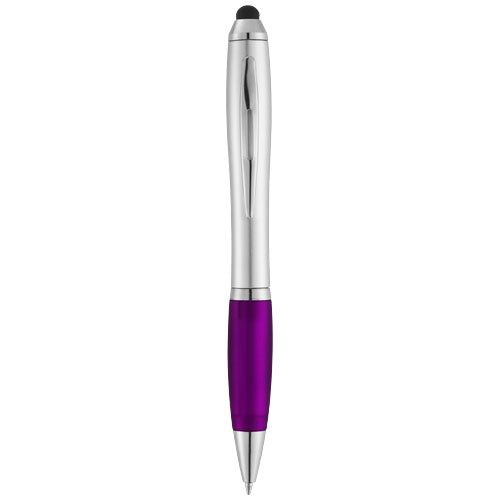 Nash stylus ballpoint with coloured grip - 106785