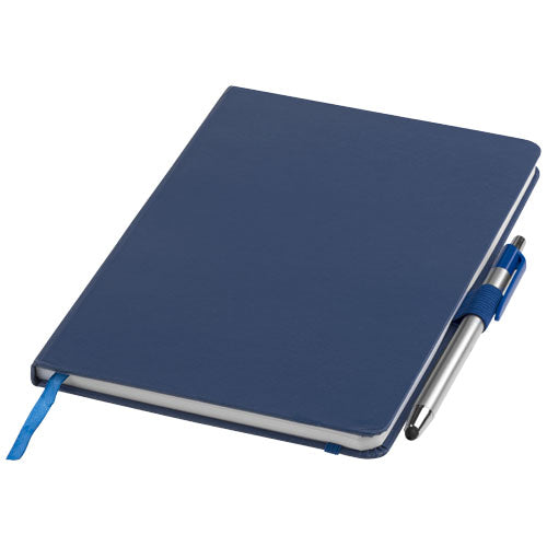 Crown A5 notebook with stylus ballpoint pen - 106852