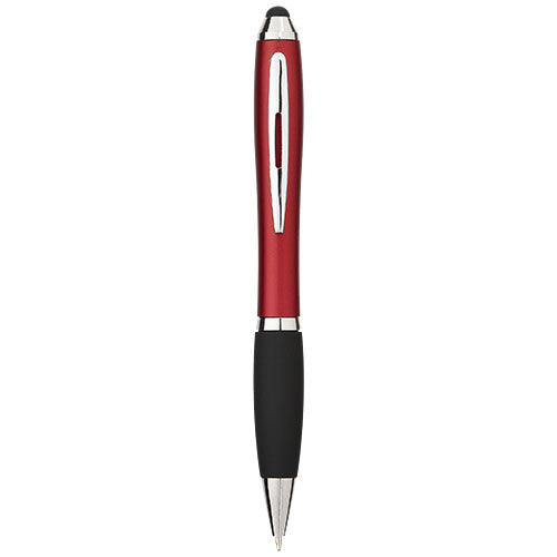 Nash coloured stylus ballpoint pen with black grip - 106903