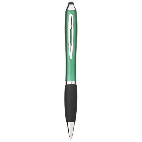 Nash coloured stylus ballpoint pen with black grip - 106903