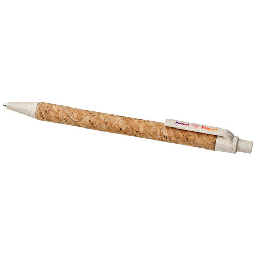 Midar cork and wheat straw ballpoint pen - 107385