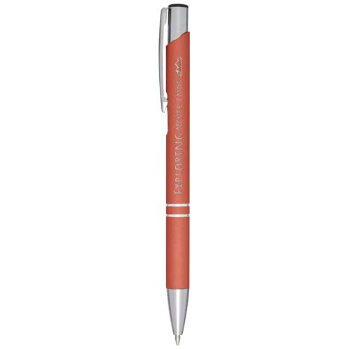 Moneta soft touch ballpoint pen (black ink) - 107437