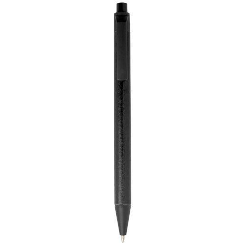 Chartik monochromatic recycled paper ballpoint pen with matte finish (black ink) - 107839