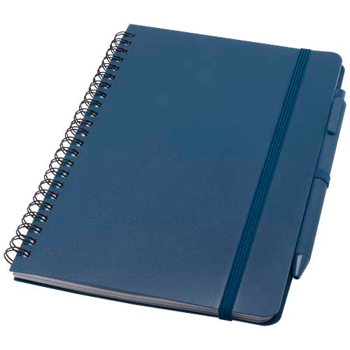 Thalaasa A5 ocean-bound hard cover notebook with ballpoint pen (black ink) - 107901