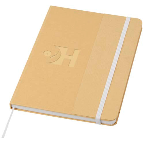 Nelida A5 recycled cardboard hard cover notebook - 107903