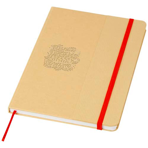 Nelida A5 recycled cardboard hard cover notebook - 107903