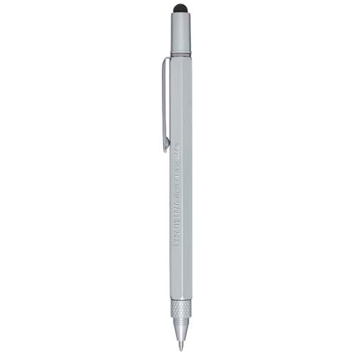 Dora recycled aluminium multifunctional pen (black ink) - 107908