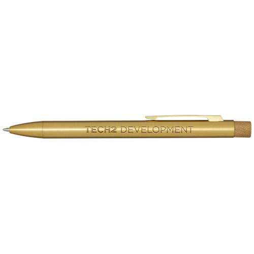 Beatriz recycled brass ballpoint pen (blue ink) - 107919