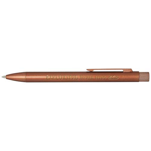 Beatriz recycled brass ballpoint pen (blue ink) - 107919