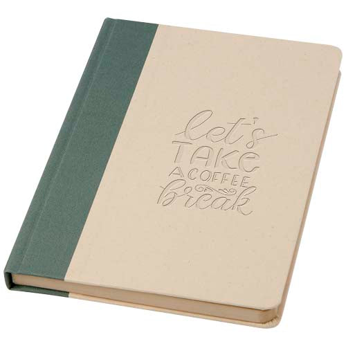 Liliana A5 sugar cane plastic hard cover notebook - 107923